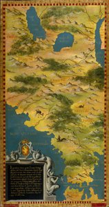 マゼラン海峡のあるチリとアルゼンチン 作： Stefano Bonsignori